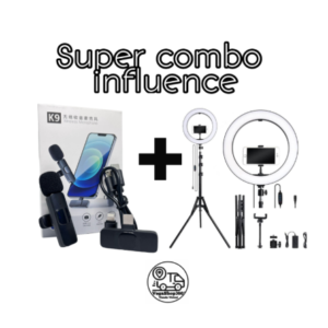 Combo De Aro De luz 26"+ Micrófono Solapa
