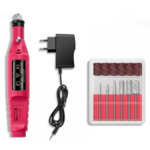 Kit Pulidor De Uñas Eléctrico Removedor Acrilico Manicure