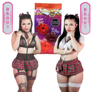Disfraz Colegial NyB + Gummies Labios