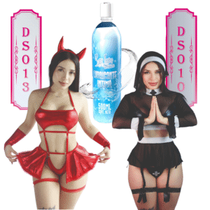Disfraz Monja y Diablita + Neutro 500mL