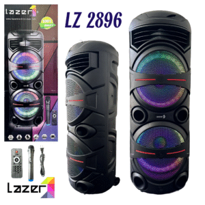 Lazer LZ-2896 1 Metro de Potencia Sonora Total 2 parlantes de 12 pulgadas