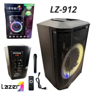 Parlante LZ-912 reclinable funciona recargable y directo a corriente 12 pulgadas