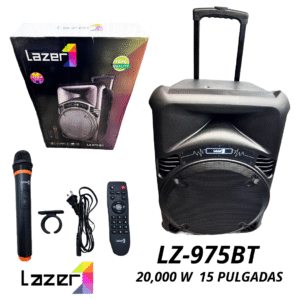 Lazer LZ-975 de 15 Pulgadas profesional recargable y directo a corriente