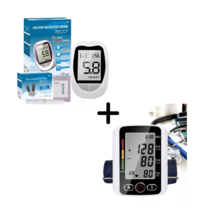 Combo Salud Glucómetro + Tensiómetro