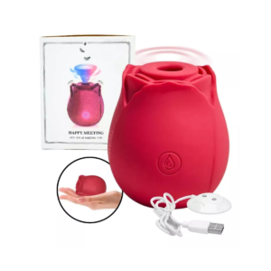 Vibrador Succionador Clitoris Pezones Rosa Usb Premium