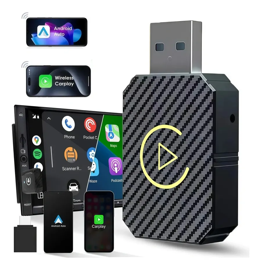 Mini Adaptador Inalámbrico Inalámbrico Carplay Android