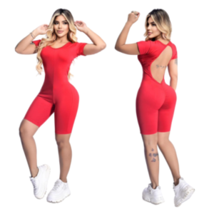 Enterizo Short Dama Tela Suplex Talla Unica