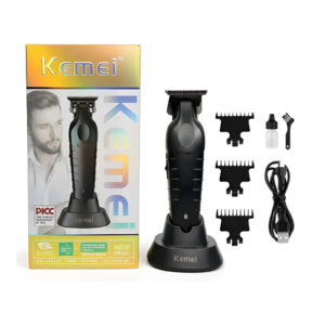 Máquina Patillera Kemei 2299 Con Base De Carga