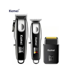 Combo Kemei 3 En 1 Original Para Barberos KM-8531