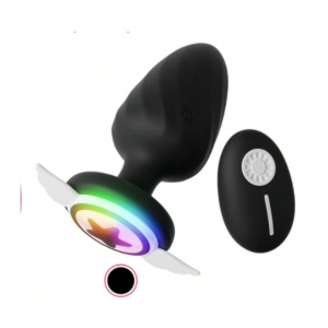 Plug Con Vibracion Pegasu Color Negro