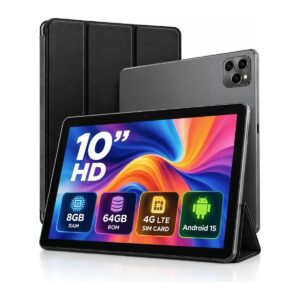 Tablet Krono Net X2 Android 15, 10 Hd, 8gb Ram + 64gb +forro