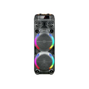 Parlante Portatil Gd-2897 8 Pulgadas X 2 Led Rgb Microfono