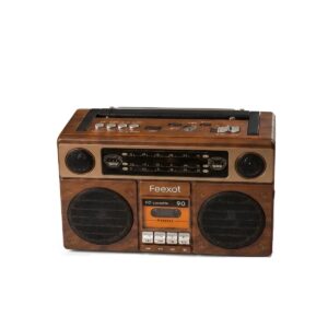 Radio Retro Vintage Madera Parlante Portátil Inalámbrico Usb